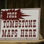 Tombstone Arizona Sign Stock Picture