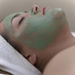 Facial mask at a spa picture