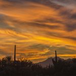picture desert sunset southwest arizona