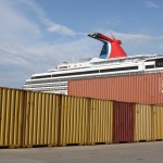 Puerto Vallarta Mexico Cruise Ship Docked at Pier