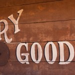 Vintage Dry Goods Sign Western Town mercantile