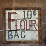 Vintage Flour Store Mercantile Sign